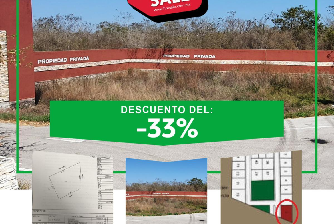 Terreno en Venta-Renta en Mérida - NUEVO PRECIO TERRENO EN VENTA MERIDA