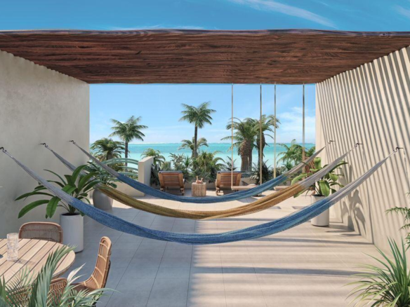 Departamento en Venta en Chicxulub Puerto - HERMOSO DEPARTAMENTO EN VENTA MERIDA PLAYA CHICXULUB (FVD-1068)