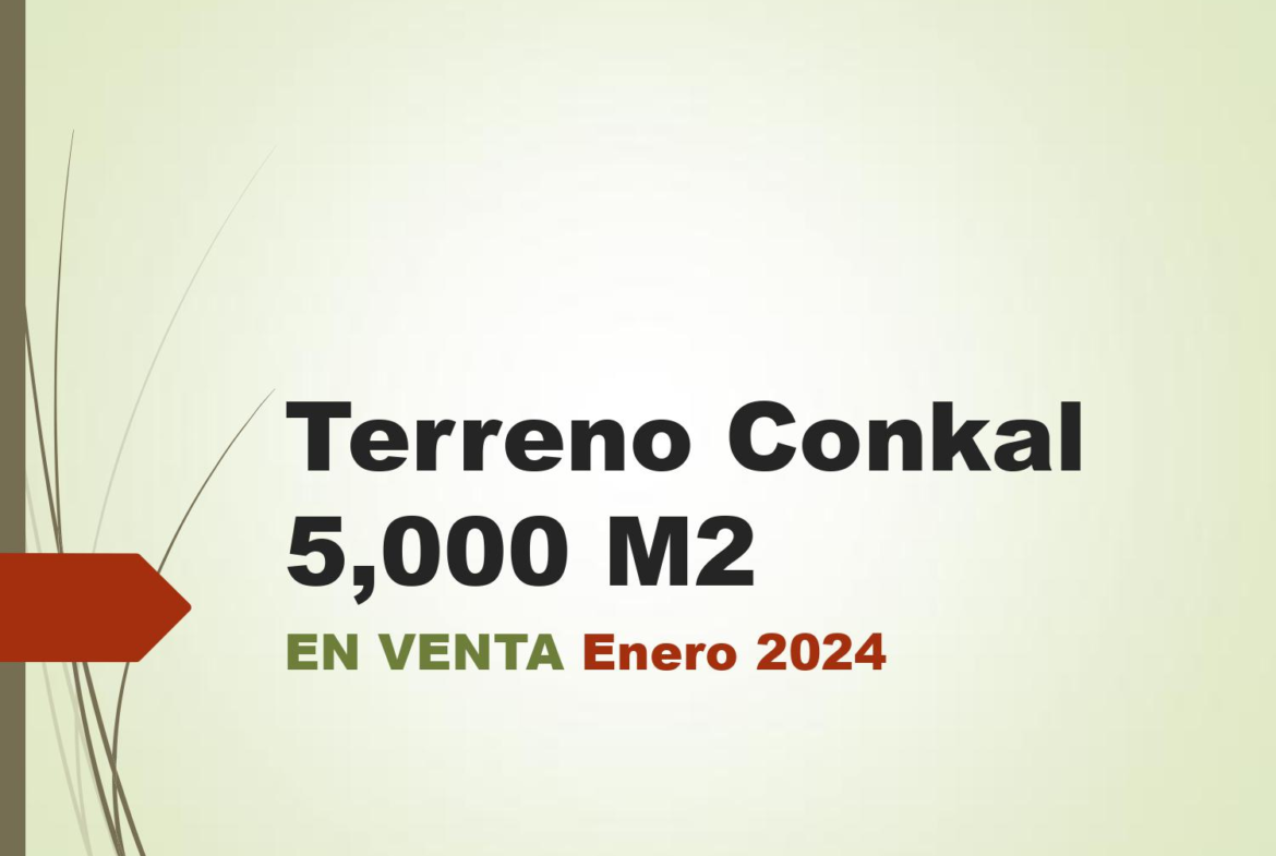 Terreno en Venta en Conkal - TERRENO AMPLIO EN VENTA MERIDA