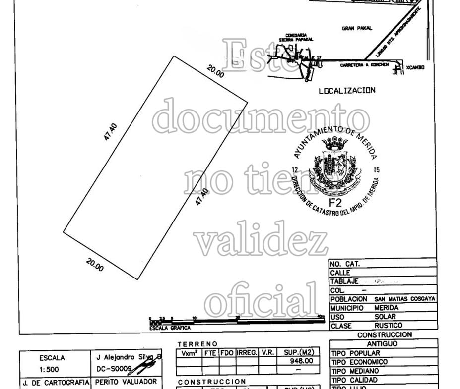 Terreno en Venta en Hacienda Cosgaya - TERRENO AMPLIO EN VENTA MERIDA