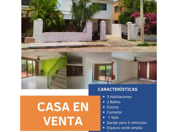 Casa en Venta en Residencial Colonia México - CASA EN VENTA MERIDA