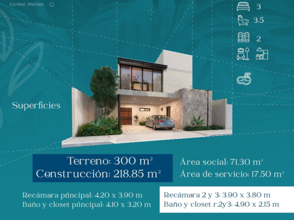Casa en Venta en Conkal - CASA EN VENTA MERIDA