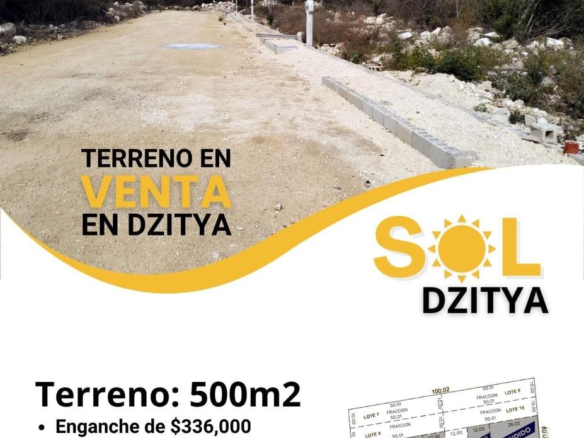 Terreno en Venta en Pueblo Dzitya - LOTES EN VENTA MERIDA DZITYA (NVT-1264)